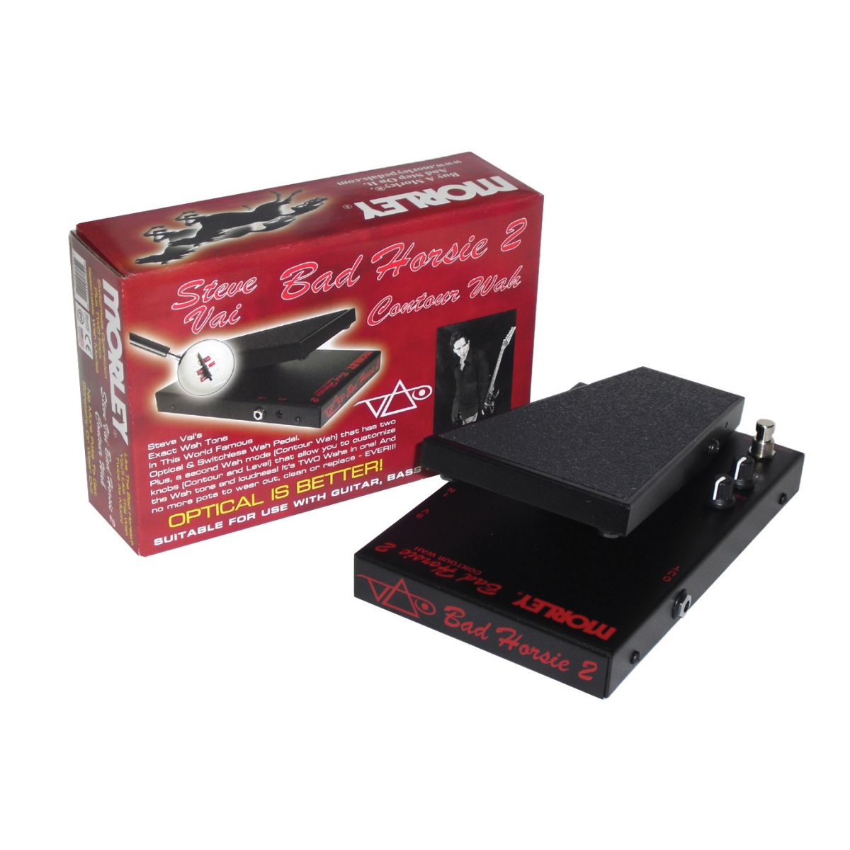 Morley Bad Horsie 2 ワウ　Steve Vai Morley Steve Vai-II Bad Horsie Pedal - O Melhor Pedal de Wah-Wah