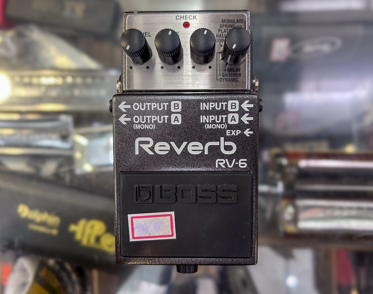 Pedal BOSS RV-6 Reverb - Efeito Profissional com 8 Modos | Usado