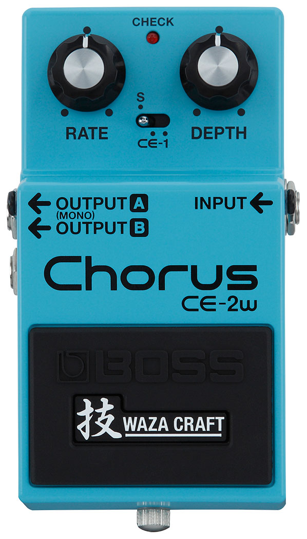 Roland Boss CE-2W Chorus Pedal - Classic Tone & Modern Features