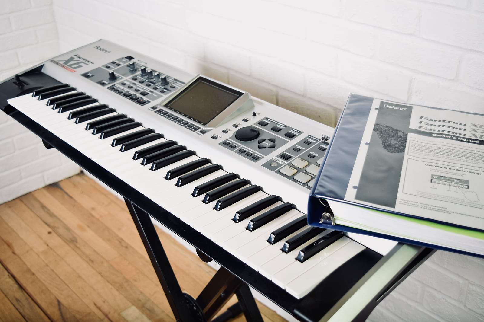 Roland Fantom X6 （※ハードケース付き） Roland Fantom-X6 Teclado Workstation com Case - Usado