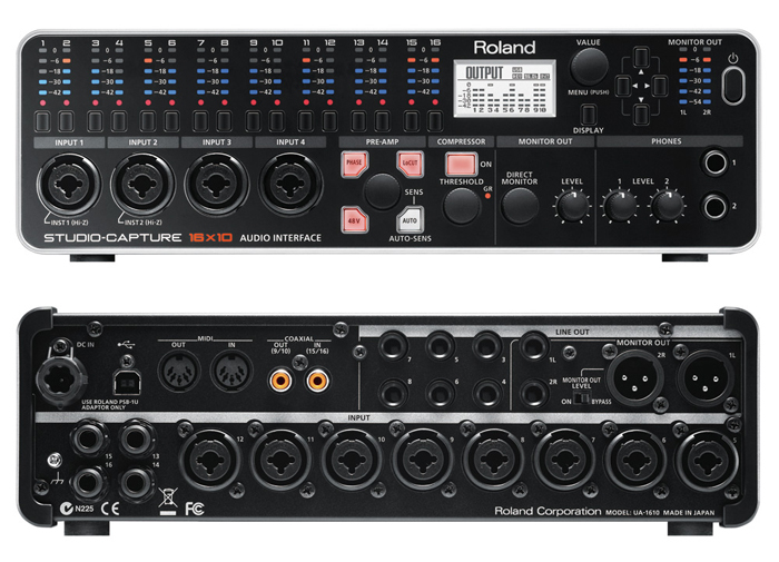 Roland UA-1610 Studio-Capture Interface - High-Quality Audio Recording