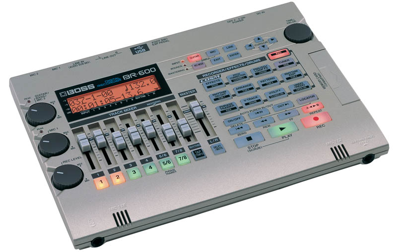 Gravador Roland Boss BR-600 - Gravação de alta qualidade - Cinza