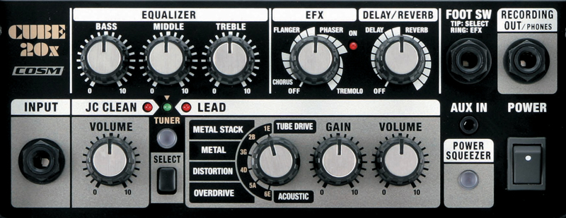 Amplificador Roland Cube-20XL - Potência e qualidade sonora
