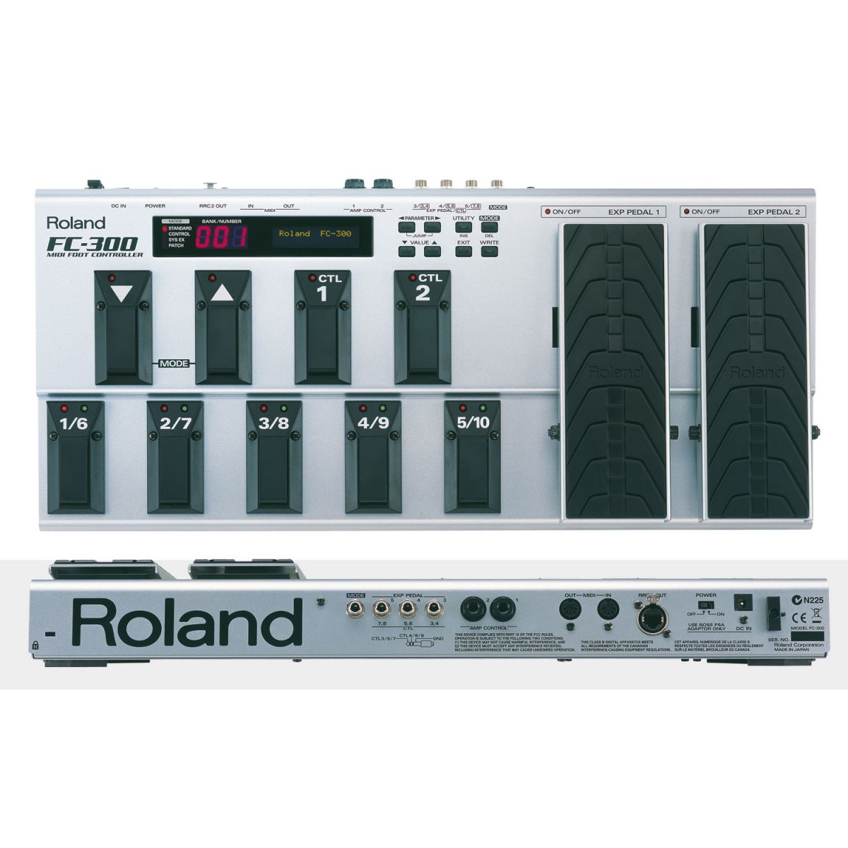 Roland FC-300 Pedaleira MIDI - Controle total para performances