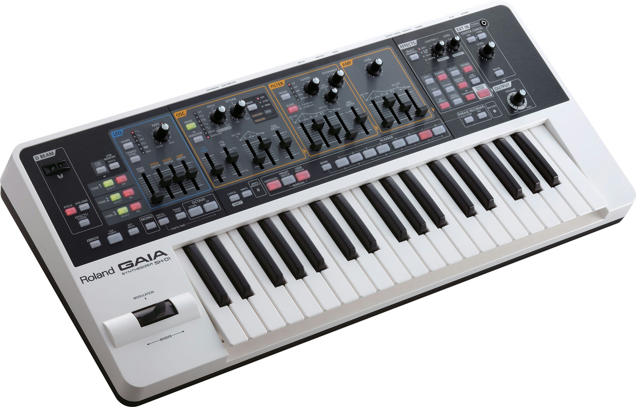 Roland GAIA SH-01 シンセサイザー (本体美品) Roland Gaia SH-01 Sintetizador - O Melhor Sintetizador da Roland