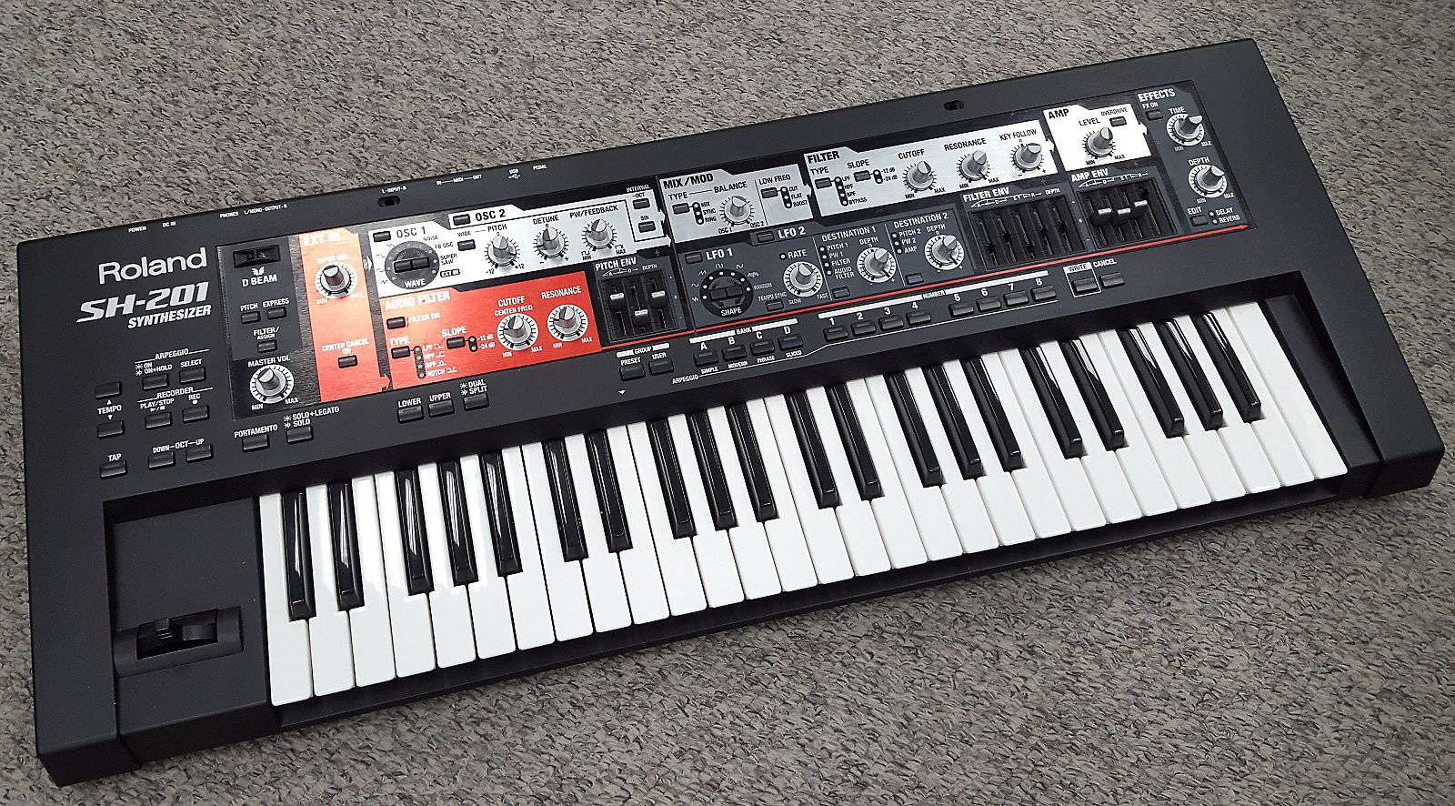 Roland ローランド SH-201 Roland SH-201 Teclado Sintetizador - Usado