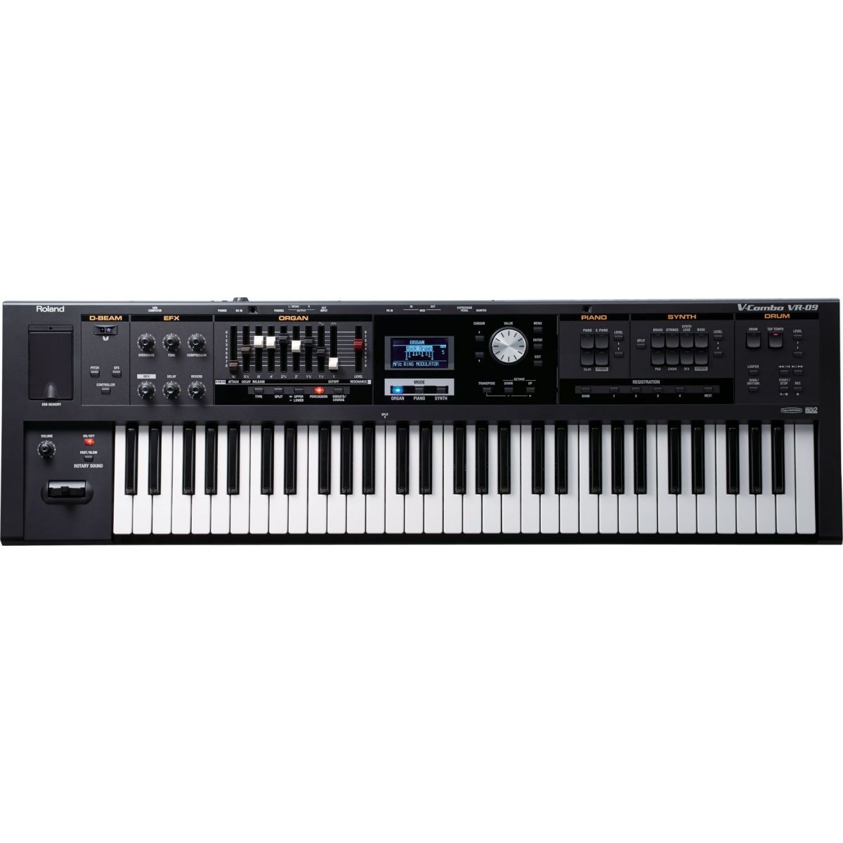 Roland V-Combo VR-09 Sintetizador - O Melhor em Sintetizadores - Preto