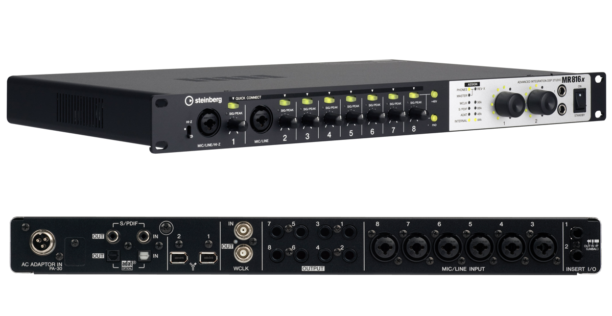 Steinberg MR816CSX オーディオインターフェイス Steinberg MR816X Interface 16 In e 16 Out