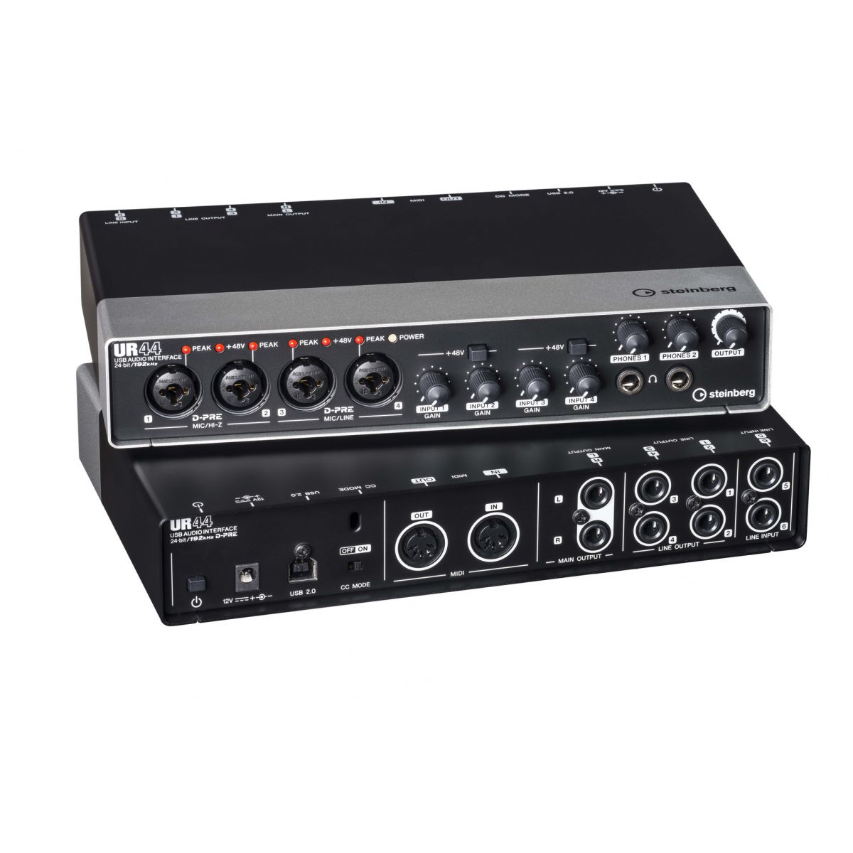 Steinberg UR44 - Interface de Áudio de Alta Qualidade
