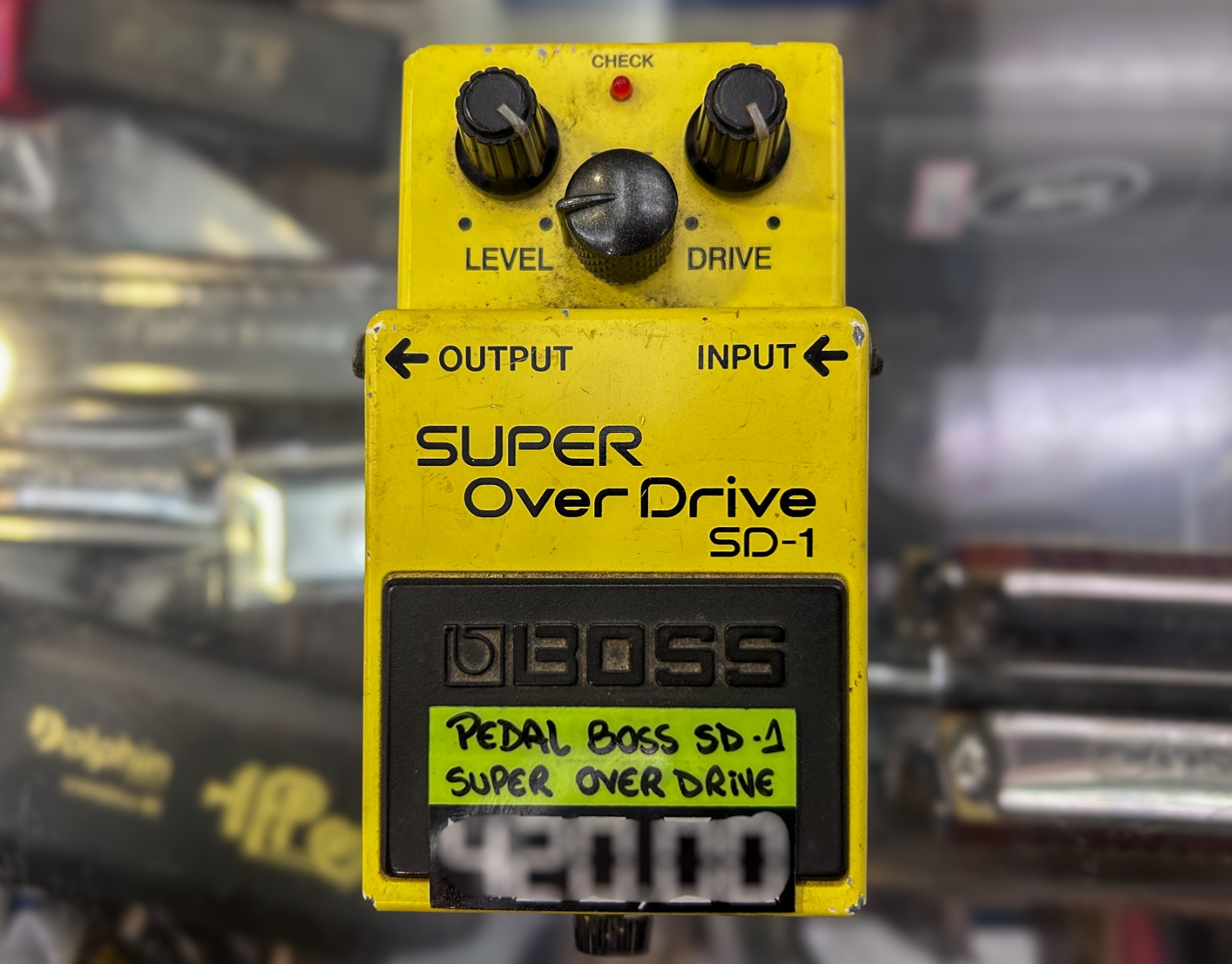 Pedal Boss SD-1 Super Overdrive Amarelo – Usado | Overdrive Clássico