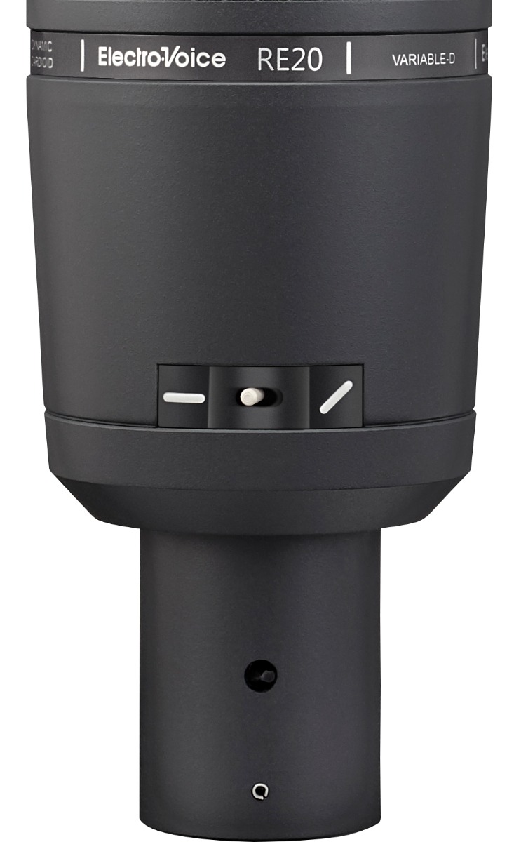 Microfone Electro-Voice RE20 Preto - Cardioide para Locução com
