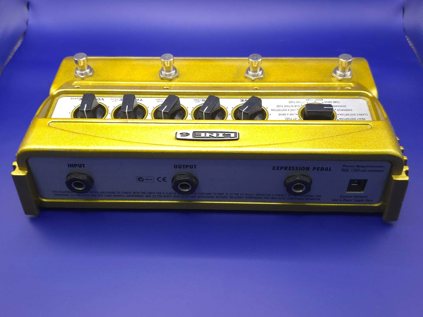 Pedal Line 6 DM4 - Modelador de Distorção - Amarelo - Usado | 4