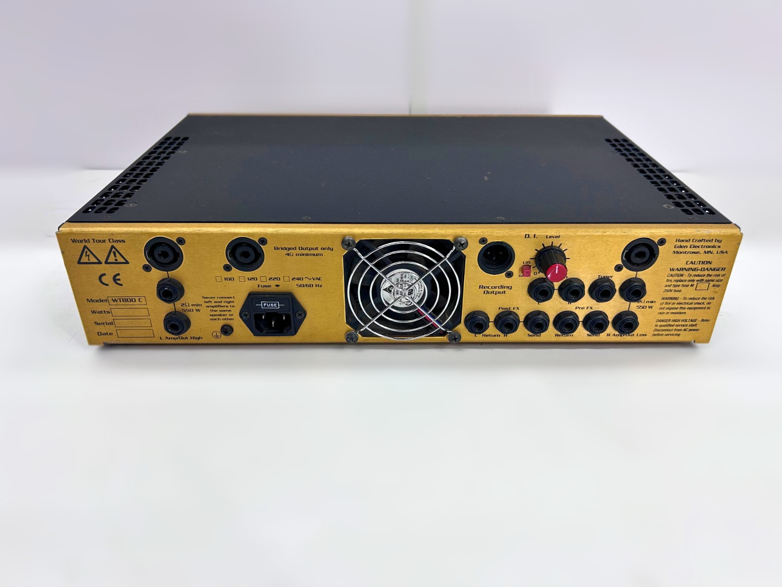 Amplificador Eden WT-800 Usado – Potência e Qualidade para