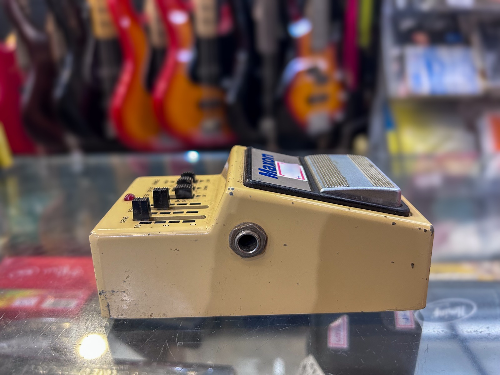 Pedal Maxon Auto Filter Amarelo Usado - Filtro Dinâmico Analógico