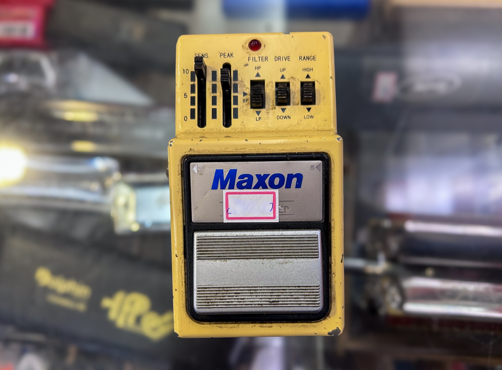 Pedal Maxon Auto Filter Amarelo Usado - Filtro Dinâmico Analógico