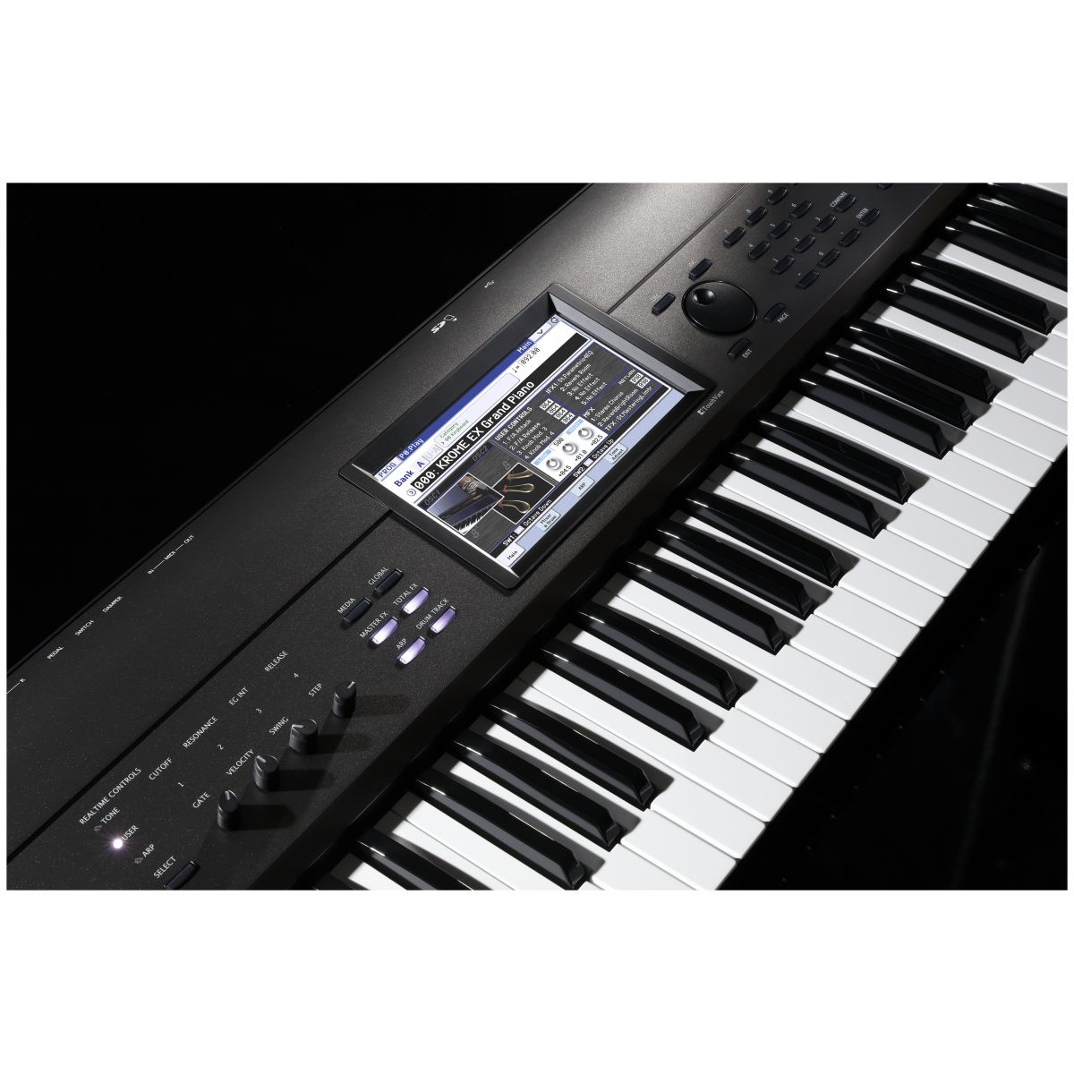 Teclado Workstation Korg Krome-88 EX - Preto - Melhor Preço e