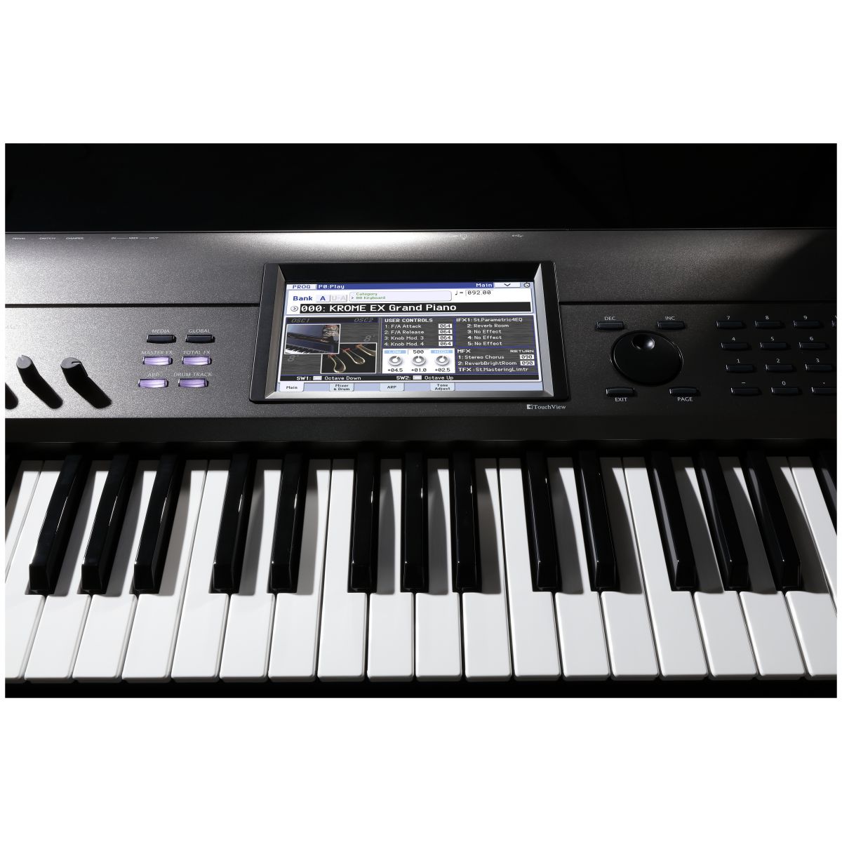 Teclado Workstation Korg Krome-88 EX - Preto - Melhor Preço e