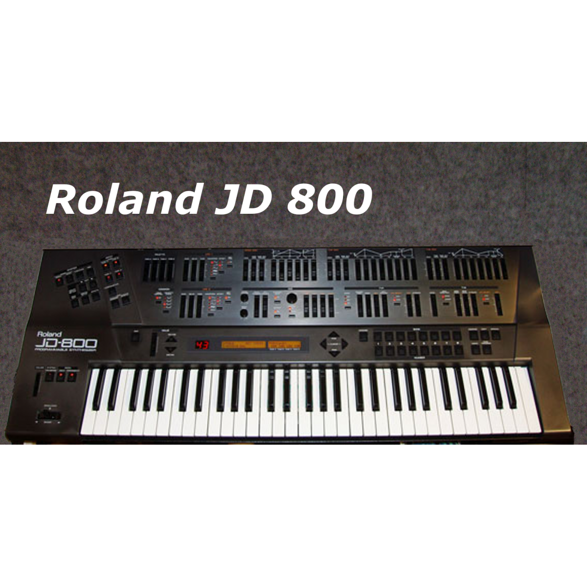 Teclado Sintetizador Roland JD-800 - Qualidade sonora excepcional