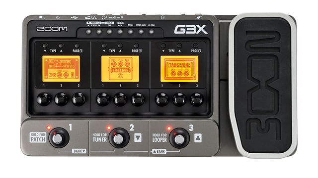 Zoom G3X - Pedaleira de Guitarra com Efeitos e Simulador de